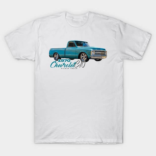 1970 Chevrolet C10 Pickup Truck T-Shirt by Gestalt Imagery